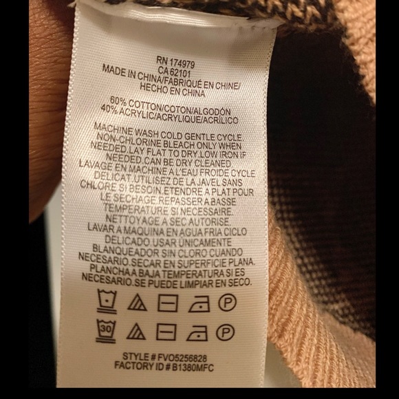 NWT BCBGMaxAzria Women's Cotton Blend Animal Print Long Sleeve Crewneck Sweater - Picture 4 of 4